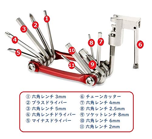 dkk2nd mini 褐色肌　組み立てツールセット Amazon | クランクブラザーズ(CRANK BROTHERS) 自転車ミニ工具 MULTI